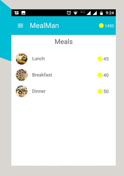 android application mealman