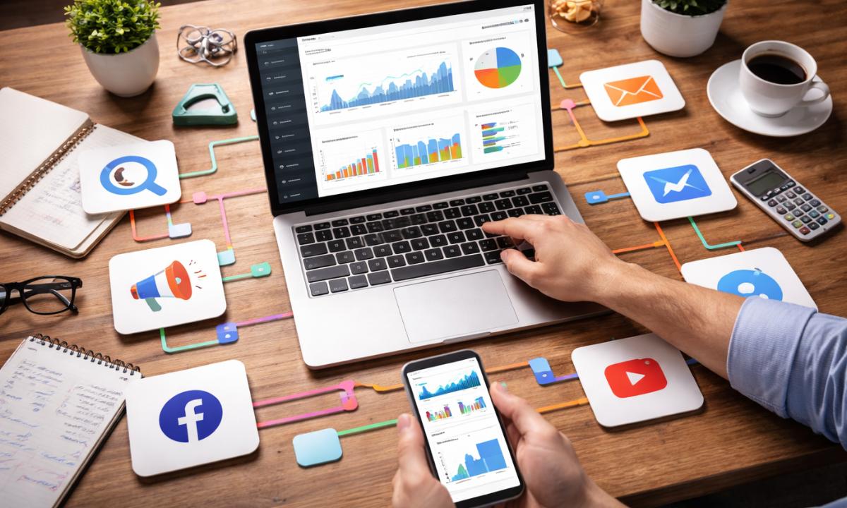 Digital marketing reports and campaigns